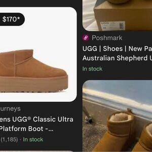 UGG Chestnut Suede Winter Boots